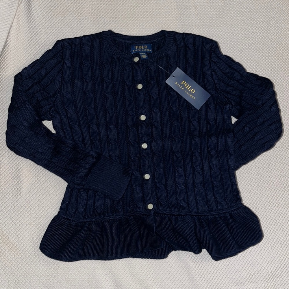 Blue Peplum Sweater